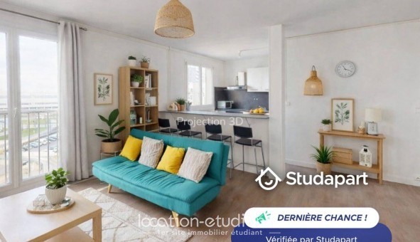 Logement �tudiant T3 &agrave; Reims (51100)
