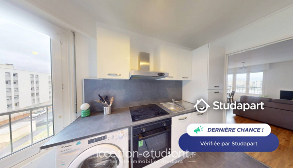 Logement �tudiant T3 &agrave; Reims (51100)