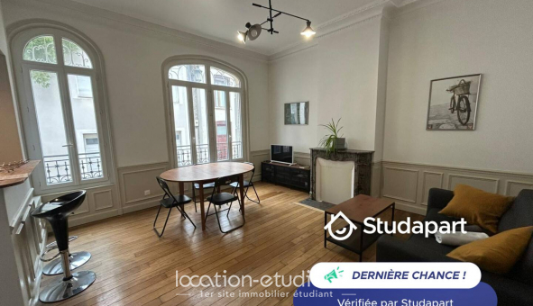 Logement �tudiant Location T3 Meubl&eacute; Reims (51100)