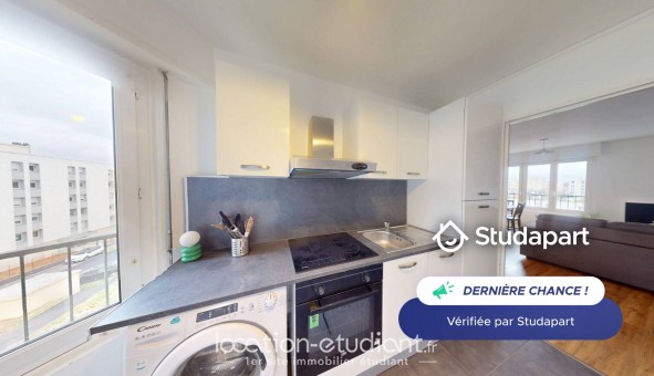 Logement �tudiant T3 &agrave; Reims (51100)