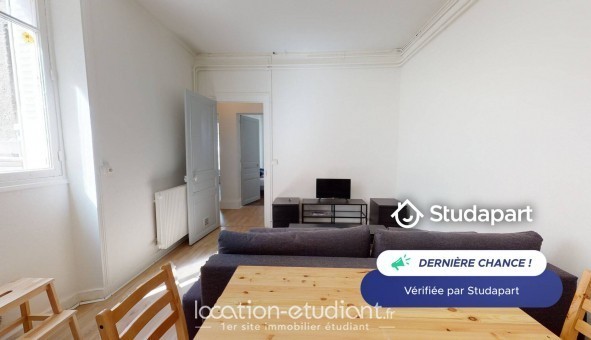 Logement �tudiant T3 &agrave; Reims (51100)