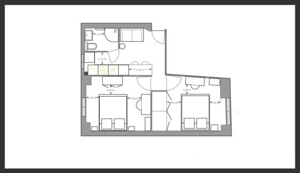 Logement tudiant T3 à Rennes (35000)
