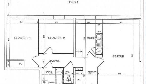 Logement �tudiant T3 &agrave; Rez� (44400)