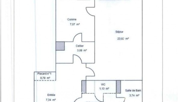 Logement �tudiant Location T3 Vide Rez� (44400)