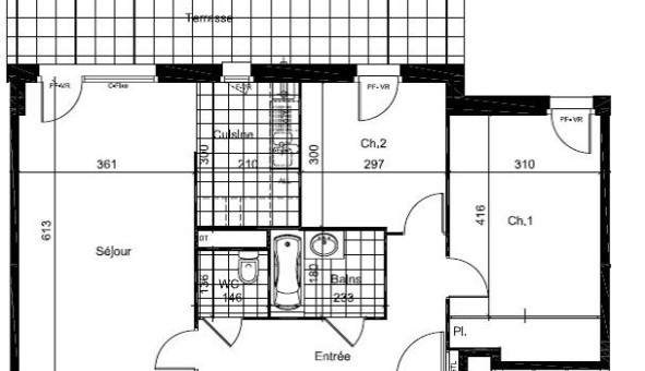 Logement tudiant T3 à Roubaix (59100)