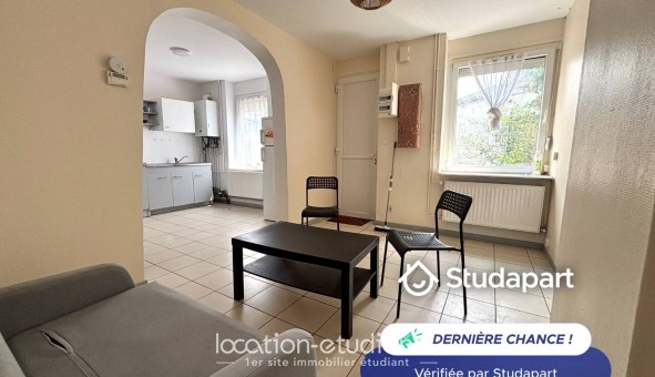 Logement �tudiant T3 &agrave; Roubaix (59100)