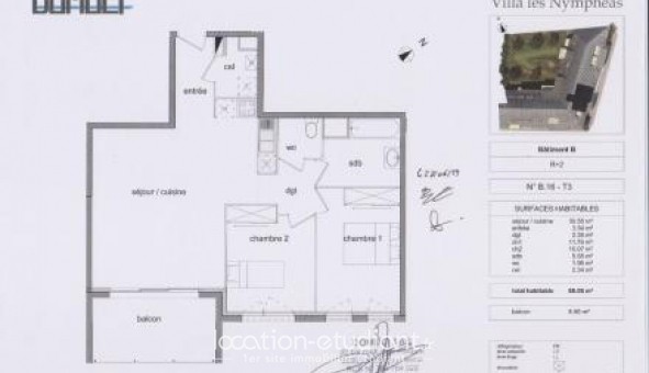 Logement étudiant T3 à Rouen (76100)