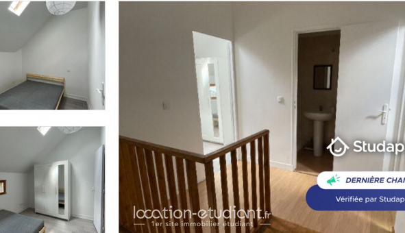 Logement tudiant T3 à Rouen (76100)