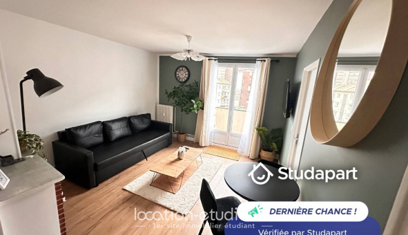 Logement tudiant Location T3 Meublé Rouen (76100)