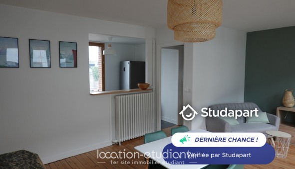 Logement tudiant T3 à Rouen (76100)