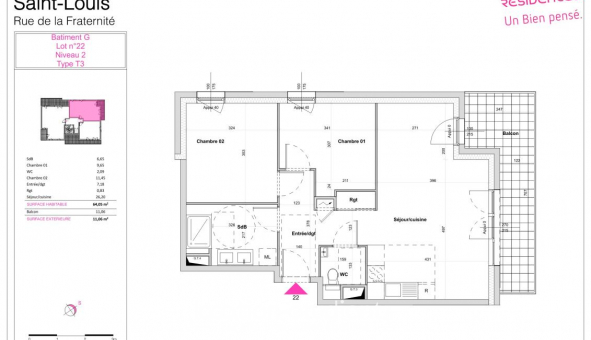 Logement �tudiant T3 &agrave;  ()