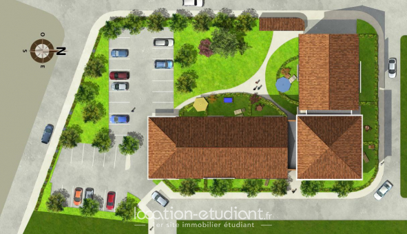 Logement �tudiant T3 &agrave; Saint Andr� de Cubzac (33240)