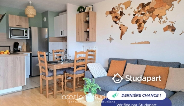 Logement étudiant Location T3 Meubl&eacute; Saint André lez Lille (59350)