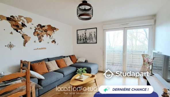Logement étudiant T3 &agrave; Saint André lez Lille (59350)
