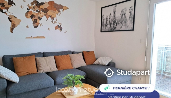 Logement étudiant T3 &agrave; Saint André lez Lille (59350)