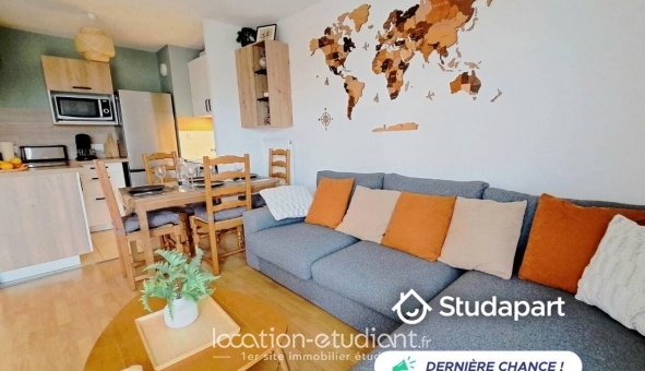 Logement étudiant T3 &agrave; Saint André lez Lille (59350)