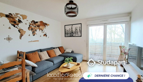 Logement �tudiant T3 &agrave; Saint Andr� lez Lille (59350)