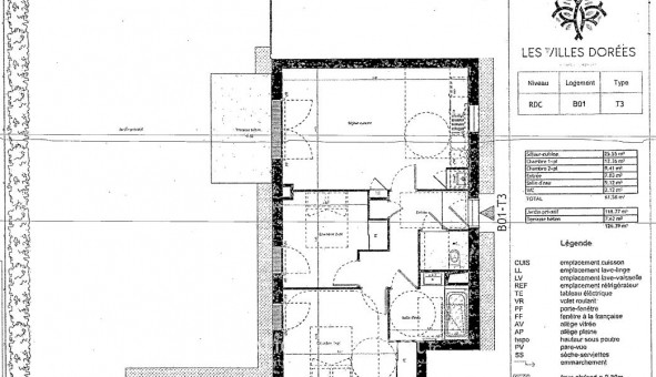 Logement �tudiant T3 &agrave; Saint Brieuc (22000)