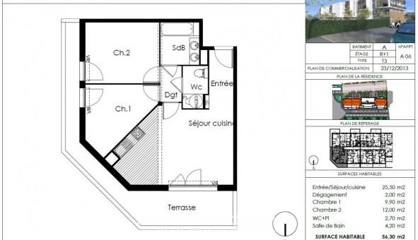 Logement tudiant T3 à Saint Cyprien (66750)