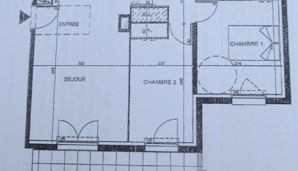 Logement tudiant T3 à Saint Cyr sur Loire (37540)