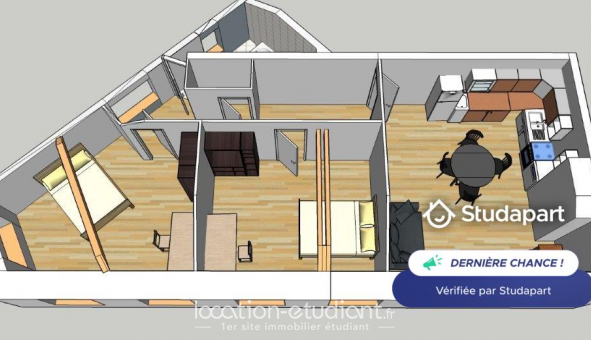 Logement tudiant T3 à Saint tienne (42100)