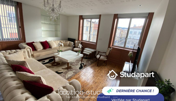 Logement �tudiant T3 &agrave; Saint �tienne (42100)