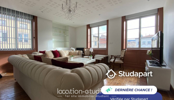 Logement �tudiant T3 &agrave; Saint �tienne (42100)