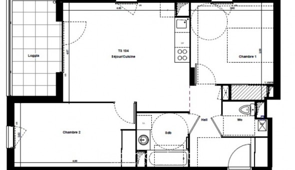 Logement tudiant T3 à Saint Fons (69190)