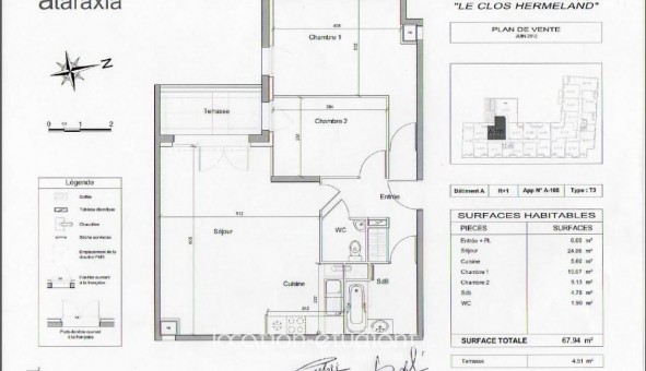 Logement tudiant T3 à Saint Herblain (44800)