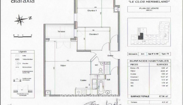 Logement �tudiant T3 &agrave; Saint Herblain (44800)