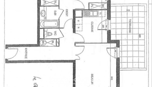 Logement �tudiant T3 &agrave; Saint Herblain (44800)