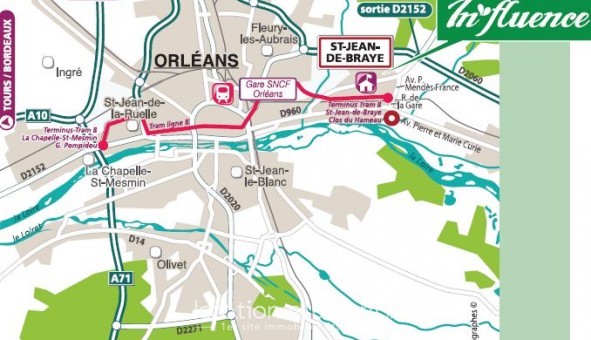 Logement �tudiant T3 &agrave; Saint Jean de Braye (45800)