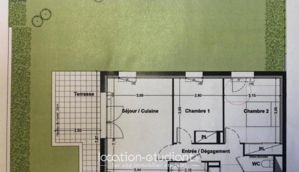 Logement �tudiant T3 &agrave; Saint Malo (35400)