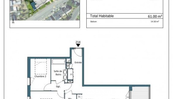 Logement tudiant T3 à Saint Nazaire (44600)