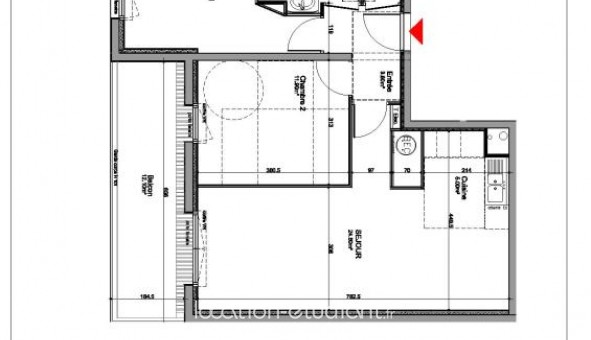 Logement tudiant T3 à Saint Nazaire (44600)