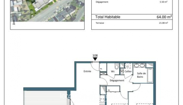 Logement �tudiant T3 &agrave; Saint Nazaire (44600)