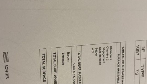 Logement �tudiant T3 &agrave; Saint Ouen (93400)