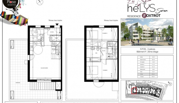 Logement tudiant T3 à Saran (45770)