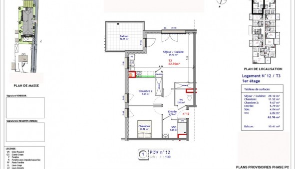 Logement �tudiant T3 &agrave; Saran (45770)