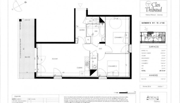 Logement tudiant T3 à Savenay (44260)