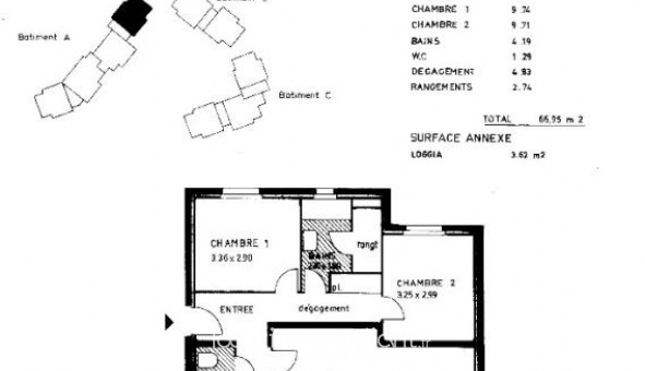Logement �tudiant T3 &agrave; Sca�r (29390)