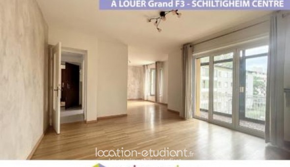 Logement étudiant T3 à Schiltigheim (67300)