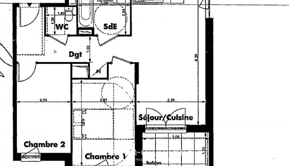 Logement �tudiant T3 &agrave; Schiltigheim (67300)