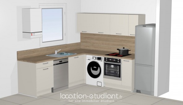 Logement �tudiant T3 &agrave; Sem�court (57280)