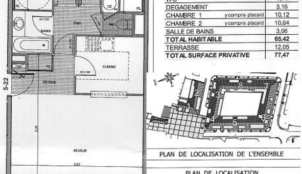 Logement �tudiant Location T3 Vide Six Fours les Plages (83140)