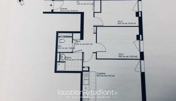 Logement tudiant T3 à Strasbourg (67000)