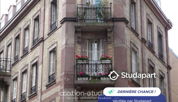 Logement �tudiant T3 &agrave; Strasbourg (67000)