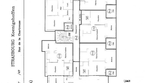 Logement �tudiant T3 &agrave; Strasbourg (67000)