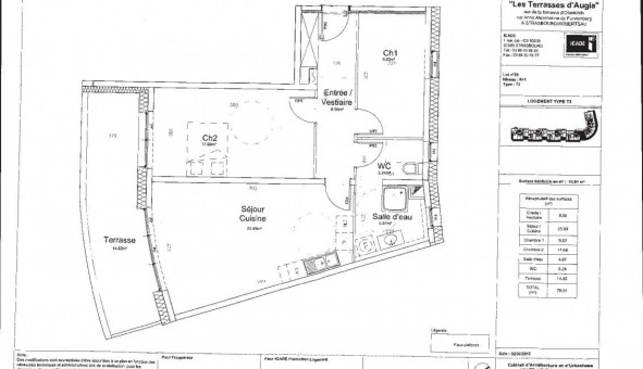 Logement �tudiant T3 &agrave; Strasbourg (67000)