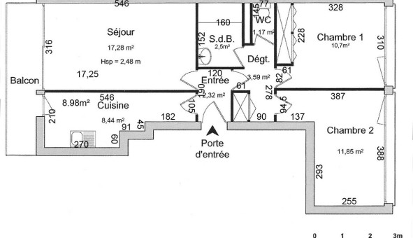 Logement �tudiant T3 &agrave; Toulon (83200)